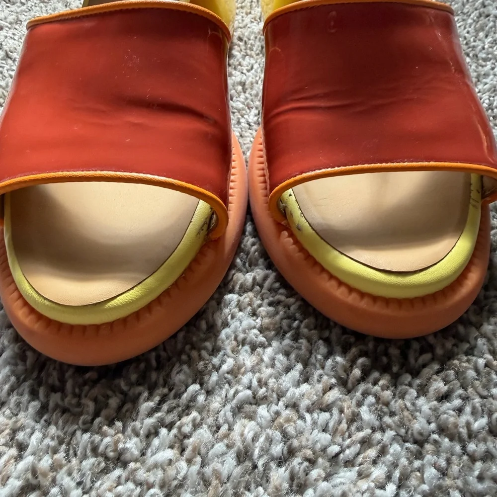 John Fluevog F-Trip Bridgett Leather Sandals - Picture 3 of 9